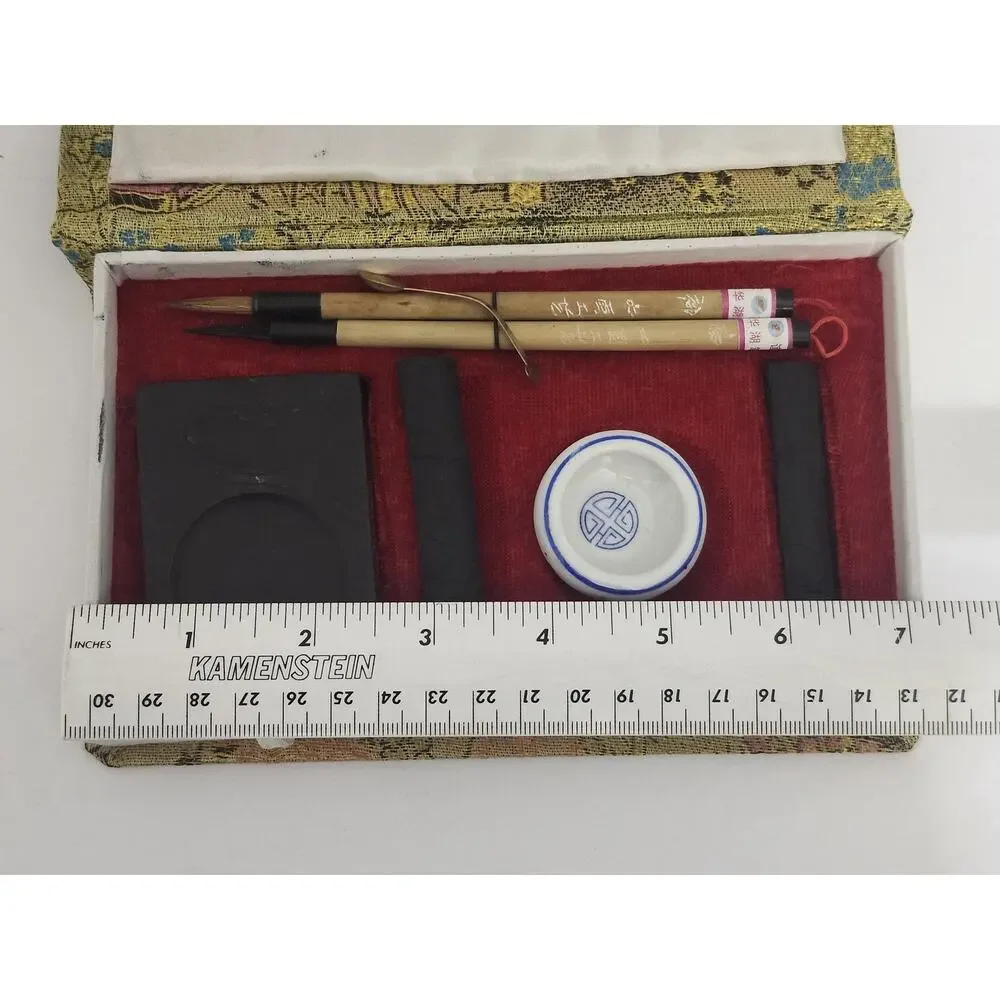 Vintage Four Treasures of the Study Chinese Calligraphy and Painting Boxed Set